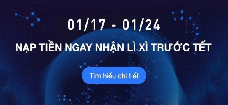Sàn giao dịch Bingbon lì xì tết nguyên đán.