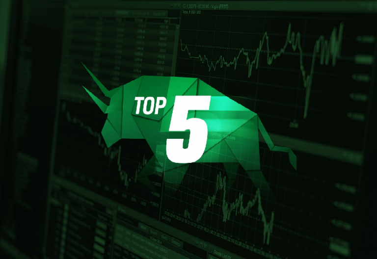 Top 5 đồng coin hoạt động mạnh nhất trong tuần