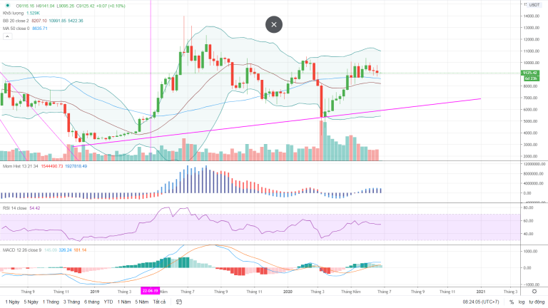Phân tích giá Bitcoin ngày 29 tháng 6 năm 2020