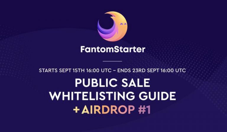 Hướng dẫn đăng ký Whitelist và Airdrop Fantom Starter, bắt đầu từ 15 tháng 9!