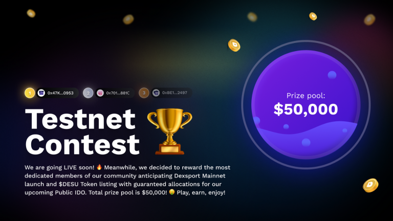Hướng dẫn Testnet sàn Dexsport