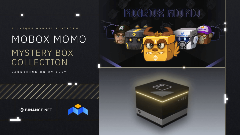 Staking MBOX nhận được hộp MOMO Mystery Boxes