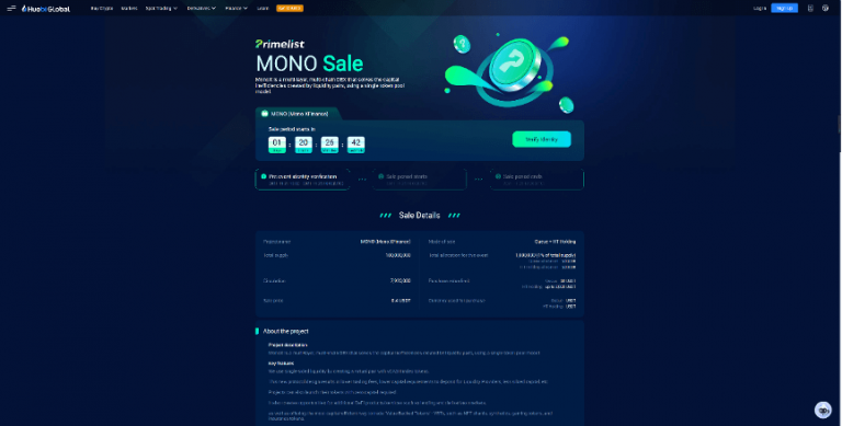 Hướng dẫn cơ bản về MonoX – dự án IEO sắp tới của Huobi