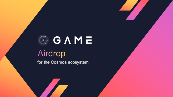 Sự kiện Airdrop token GAME cho ATOM holder