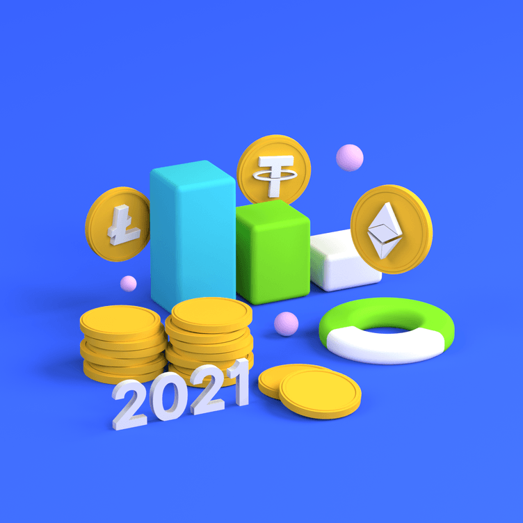 Những số liệu bất ngờ nhất của thị trường tiền điện tử năm 2021