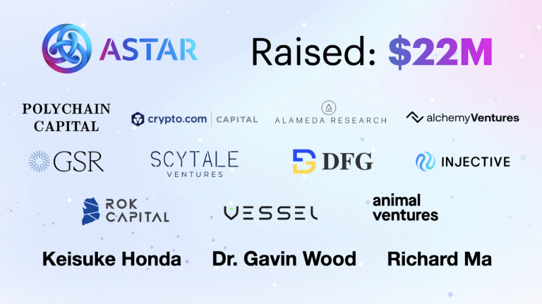 Astar Network huy động thành công 22 triệu đô