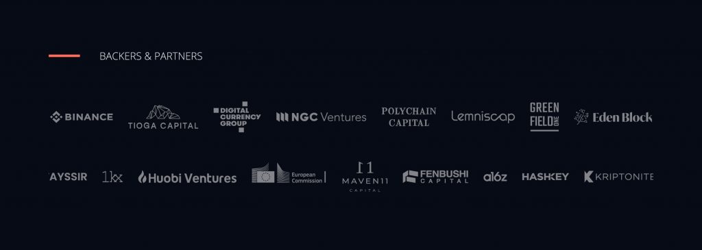 Nhà đầu tư, đối tác của dự án Nym