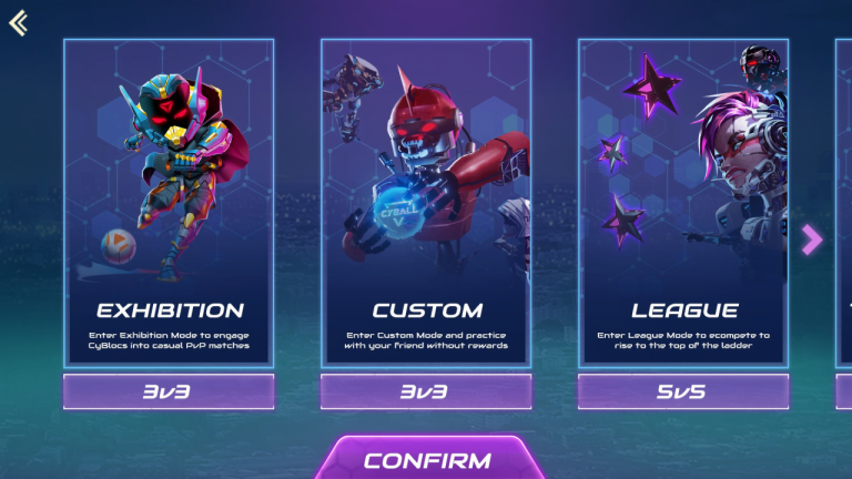Update bản cập nhật của dựa án GameFi CyBall