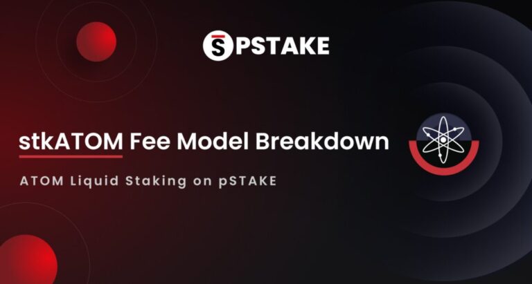 Phân tích mô hình phí stkATOM: Liquid Staking ATOM trên pSTAKE
