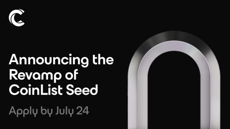 Thông báo về việc cải tiến chương trình CoinList Seed (Đang nhận đơn đăng ký).