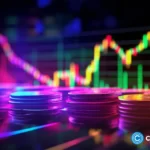 crypto-news-USDT-coin-blurry-internet-and-blockchain-and-trading-chart-background-bright-neon-light-v5