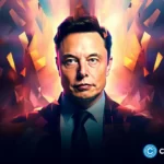 crypto-news-elon-musk-front-view-portrait-blurry-background-day-light-low-poly-styl-v5