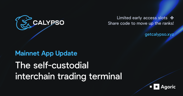 Cập Nhật Ứng Dụng Mainnet: Trạm Giao Dịch Liên Mạch Calypso.