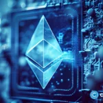 crypto-news-Ethereum-Core-Developers-blockchain-and-artificial-intelligence-blue-and-white-colors-blurry-background