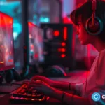 crypto-news-cybersport-girl-play-computer-games-option02