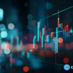 crypto-news-trading-chart-front-side-view-Exchange-building-background-bright-neon-colors-option05