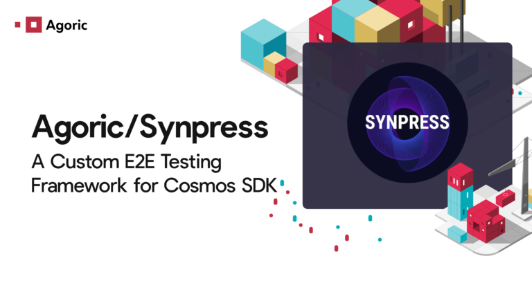 Agoric/Synpress: Framework Kiểm thử End-to-End Tùy chỉnh cho Cosmos SDK.