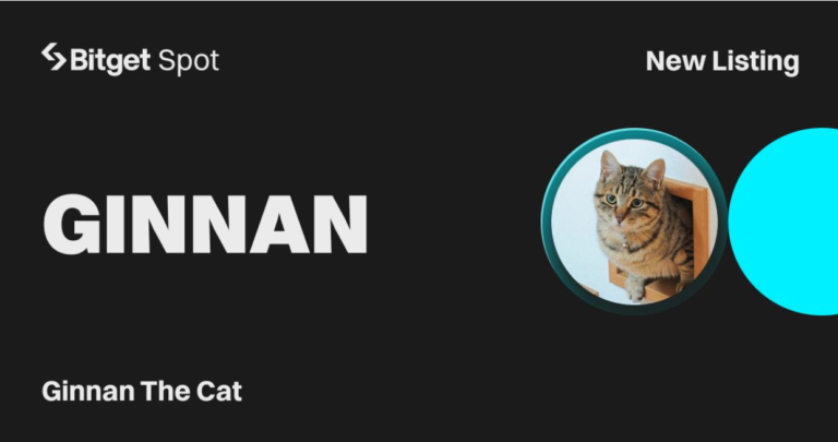 Bitget niêm yết Ginnan The Cat (GINNAN) tại Innovation và Meme Zone