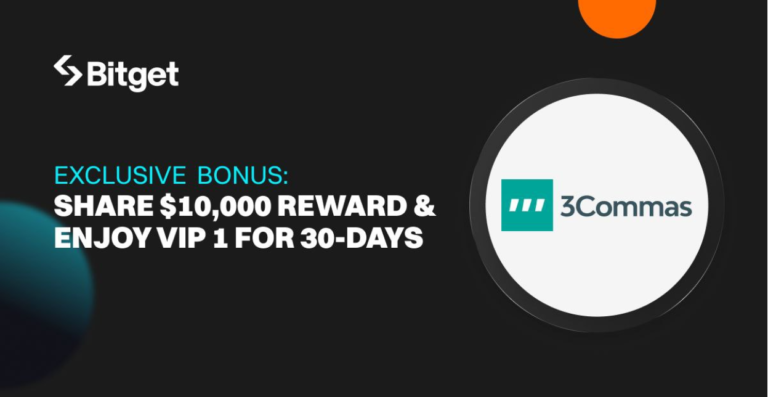 Bitget x @commas Phần thưởng độc quyền: Chia sẻ phần thưởng trị giá 10.000 đô la và tận hưởng VIP1 trong 30 ngày