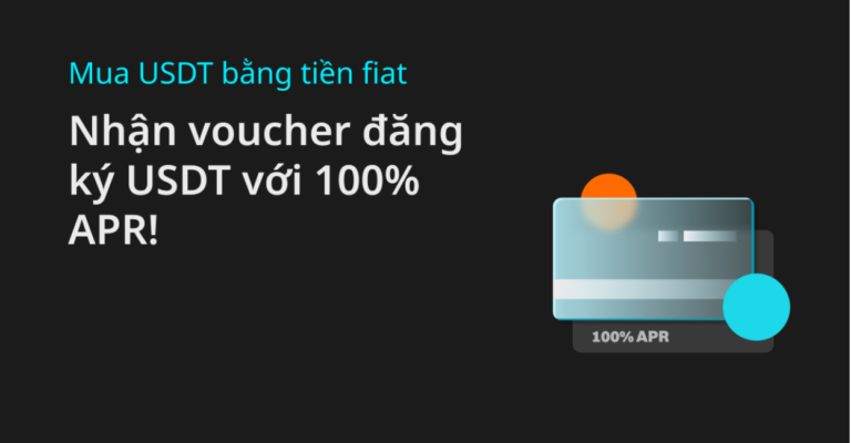 Mua USDT bằng tiền fiat trên Bitget: Nhận voucher đăng ký USDT với 100% APR!