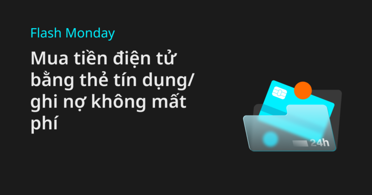 Flash deal đầu tuần: Mua tiền điện tử bằng thẻ tín dụng/ghi nợ không mất phí trên Bitget