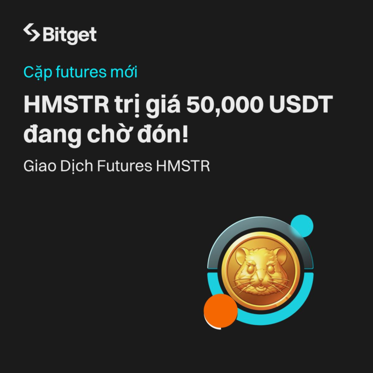 Giao dịch futures HMSTR trên Bitget chia sẻ 50,000 USDT