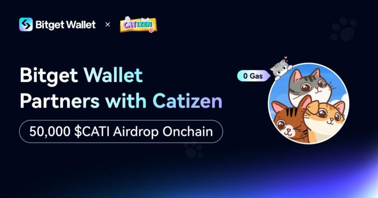 Bitget Wallet hợp tác với Catizen để thúc đẩy Airdrop và Hệ sinh thái game