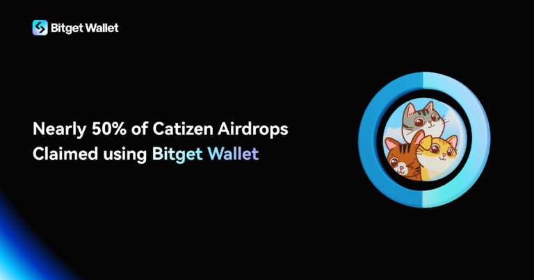 Bitget Wallet hỗ trợ gần 50% giao dịch nhận airdrop Catizen