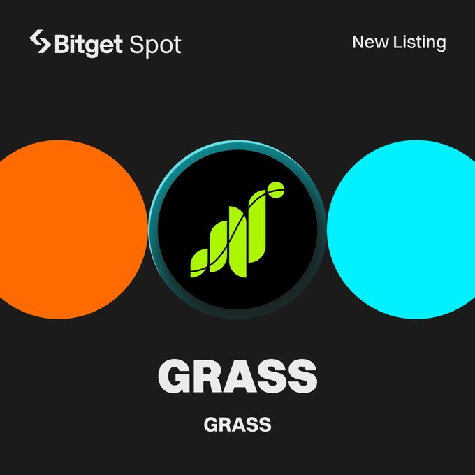 [Niêm yết đầu tiên] Bitget niêm yết GRASS (GRASS) tại Innovation Zone, AI Zone và DePIN Zone