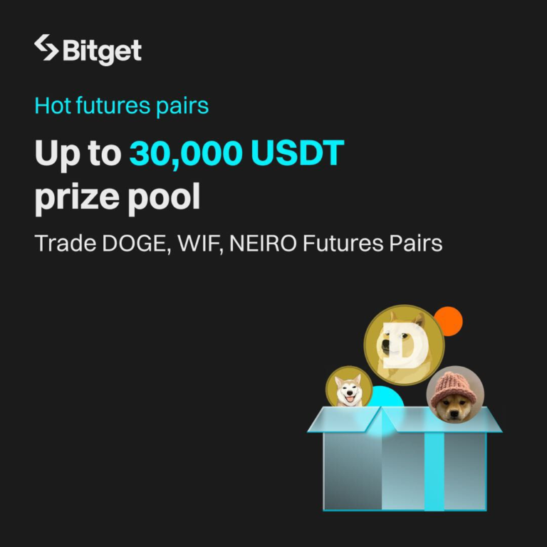 Cặp giao dịch futures nóng trên Bitget: Giao dịch futures DOGE, WIF, NEIRO để chia sẻ airdrop 30,000 USDT