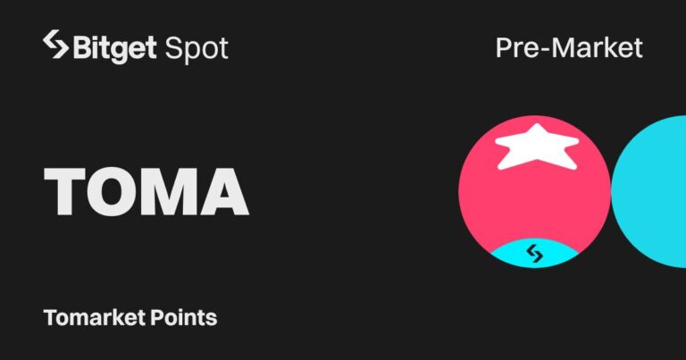 Bitget ra mắt Tomarket Points (TOMA) trên Thị trường sớm