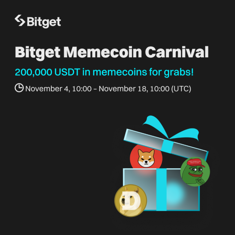 Lễ hội Memecoin Bitget: Chia sẻ memecoin trị giá 200,000 USDT