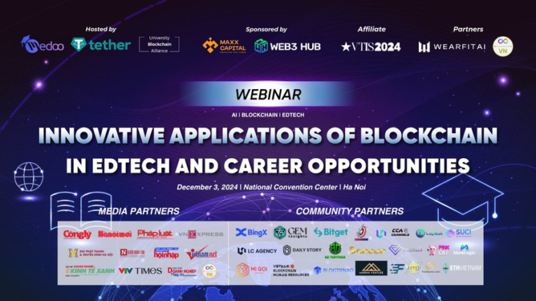 BLOCKCHAIN 2024: BƯỚC ĐỘT PHÁ CHO TƯƠNG LAI GIÁO DỤC TOÀN CẦU CÙNG BITGET 