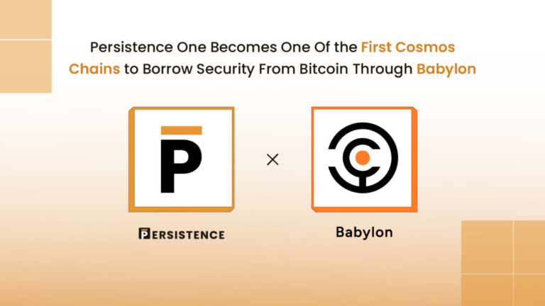 Persistence One trở thành một trong những chuỗi Cosmos đầu tiên mượn bảo mật từ Bitcoin thông qua Babylon.