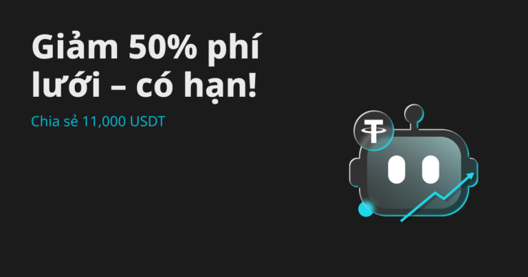 Bitget giảm 50% phí lưới: Tham gia ưu đãi để chia sẻ 11,000 USDT