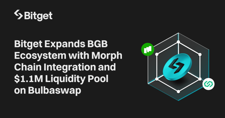 Bitget mở rộng hệ sinh thái BGB, tích hợp Morph Chain cùng nhóm thanh khoản 1,1 triệu USD trên Bulbaswap
