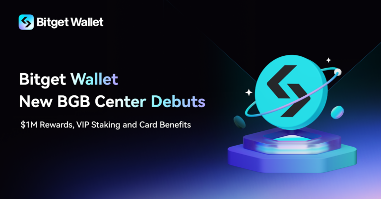 Bitget Wallet ra mắt Trung tâm BGB mới với phần thưởng 1 triệu USD, Staking VIP và các quyền lợi thẻ