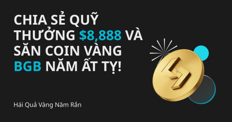 Hái Quả Vàng Năm Rắn: Chia sẻ quỹ thưởng $8,888 và săn coin vàng BGB năm Ất Tỵ!