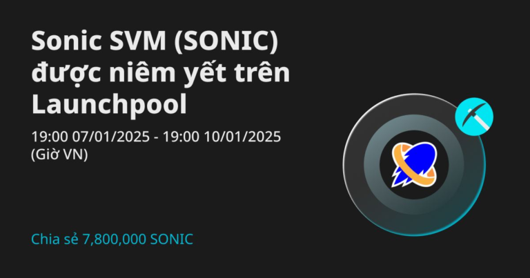 Sonic SVM (SONIC) sẽ được niêm yết trên Bitget Launchpool – khóa BGB để chia sẻ 7,800,000 SONIC