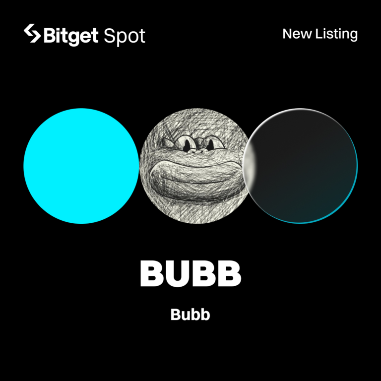 Bitget niêm yết Bubb (BUBB) tại Innovation Zone và Meme Zone