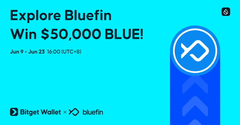 Bitget hợp tác cùng Bluefin triển khai chiến dịch $50,000 $BLUE trên Sui Network