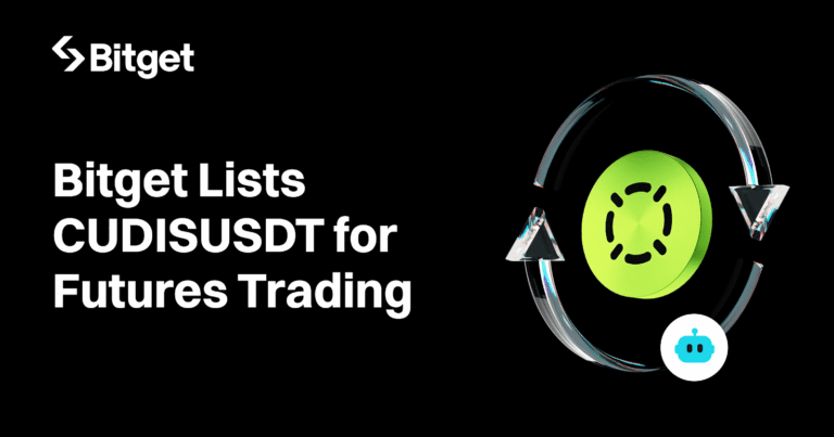 Bitget niêm yết CUDISUSDT cho giao dịch futures