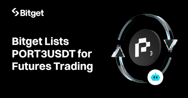 Bitget niêm yết PORT3USDT cho giao dịch futures và chiến lược tự động 