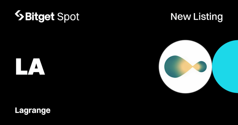 Bitget niêm yết Lagrange (LA) cho giao dịch spot với quỹ thưởng 238.500 LA