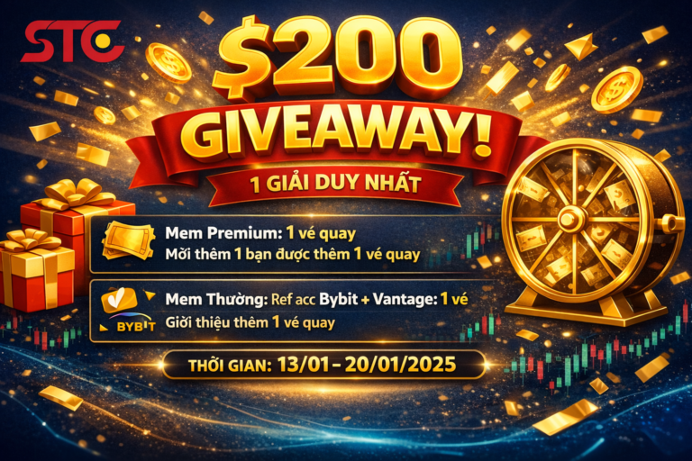 STC TỔ CHỨC GIVEAWAY $200 – 1 GIẢI DUY NHẤT